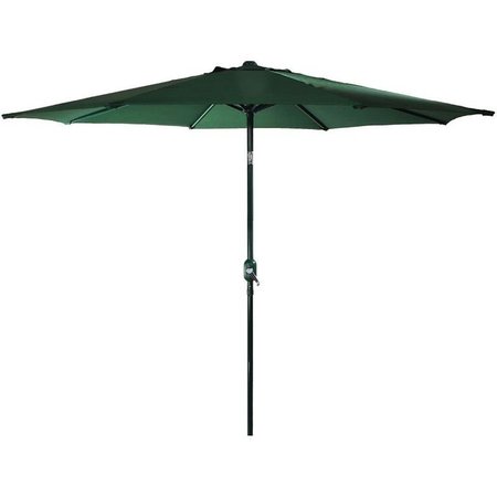 SEASONAL TRENDS Crank Umbrella, 929 in H, 1079 in W Canopy, 1079 in L Canopy, Round Canopy, Steel Frame 60035